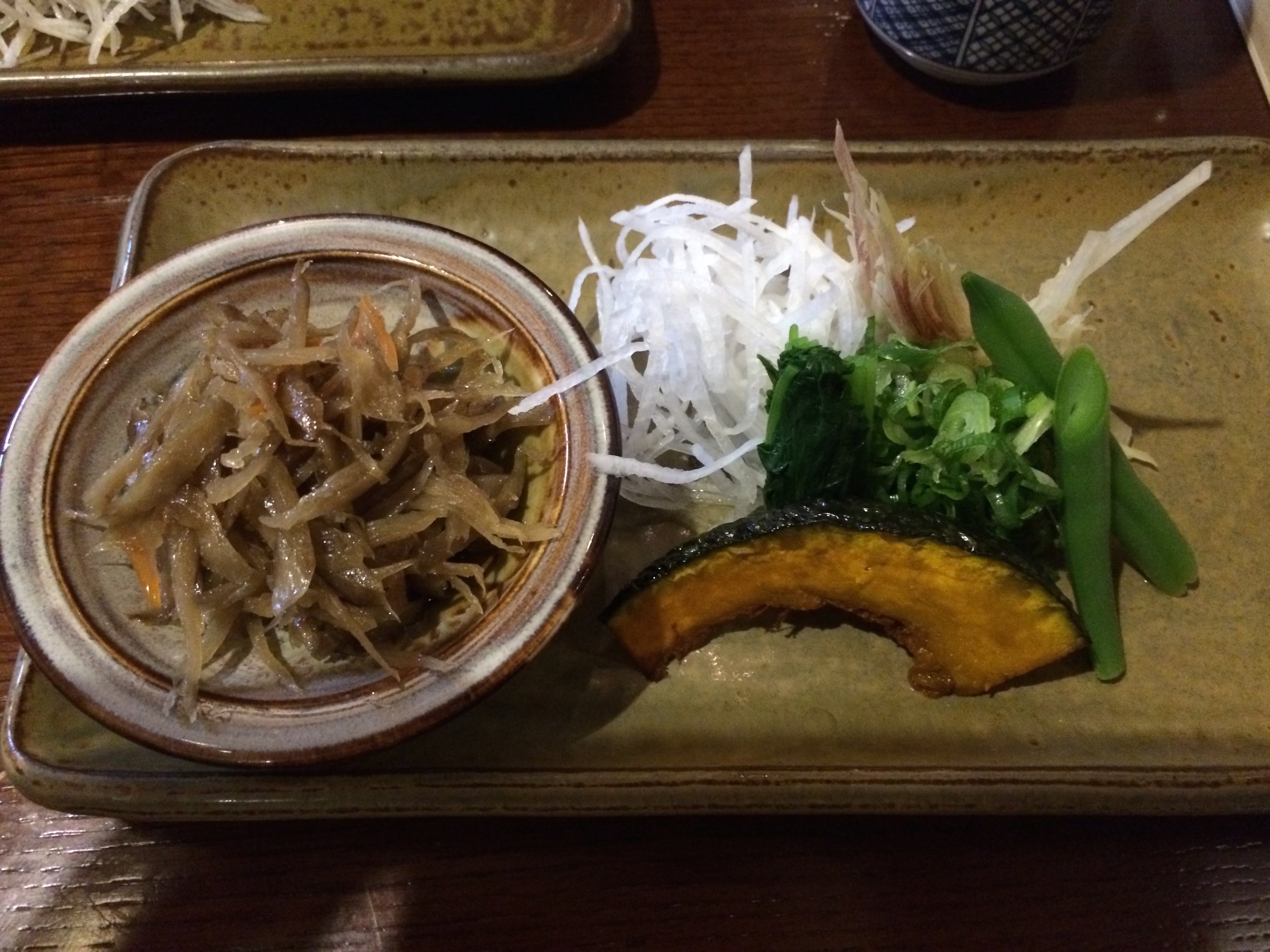 Veggies to mix with udon noodles in broth