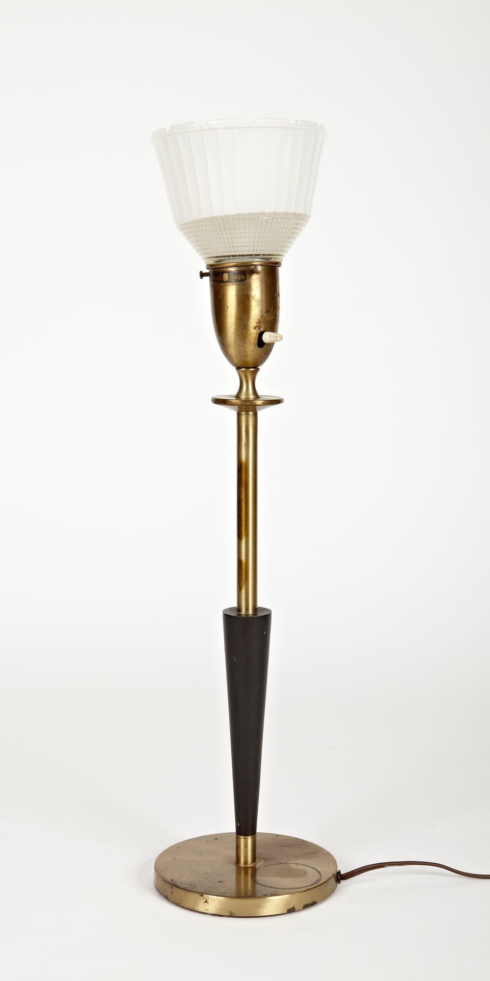 Rembrandt Brass Bakelite Lamp Raji, Rembrandt Brass Table Lamp