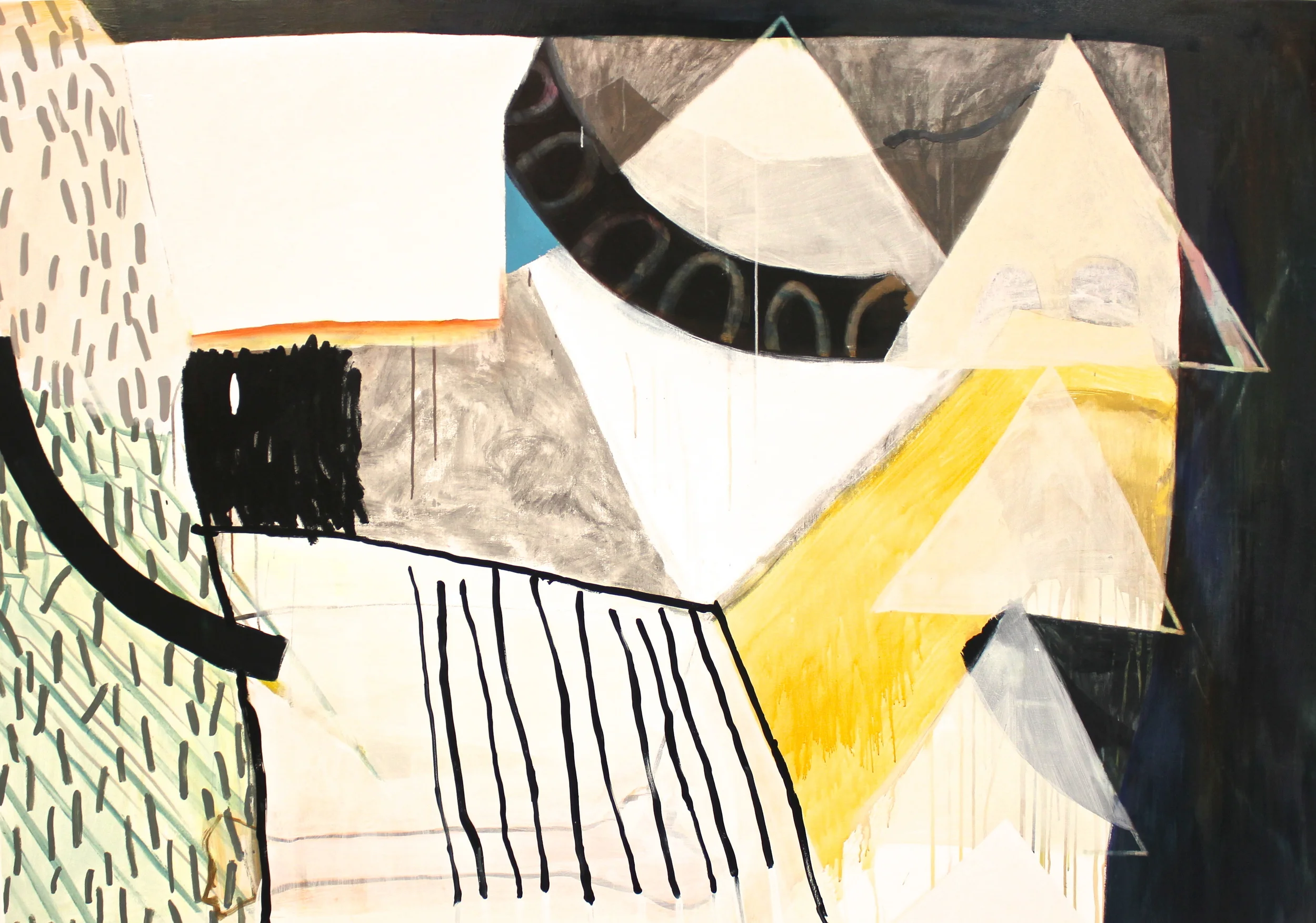 They Were Pale Blue and There Were Many Horses (sold)