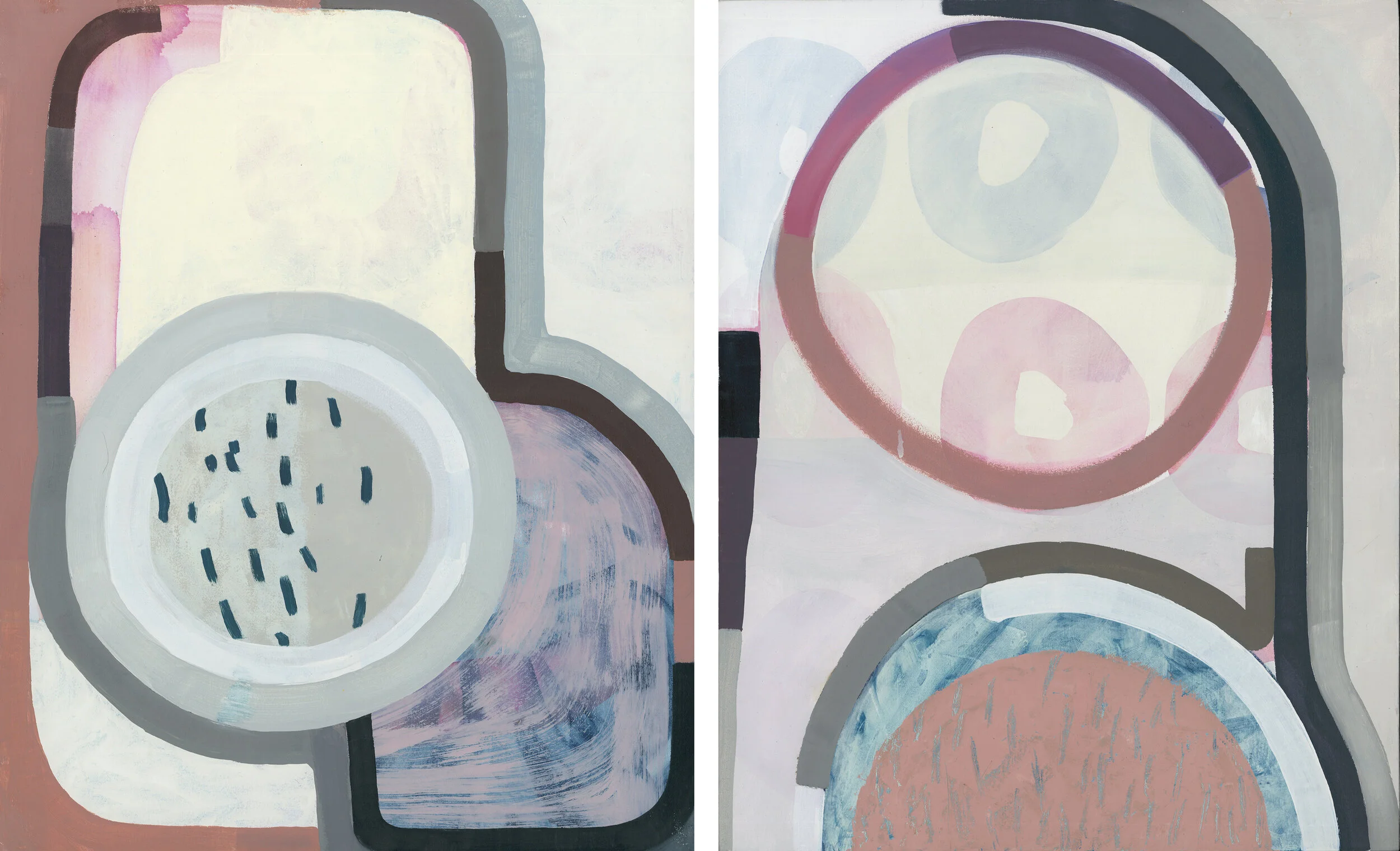 Float and Drift (diptych) (sold)