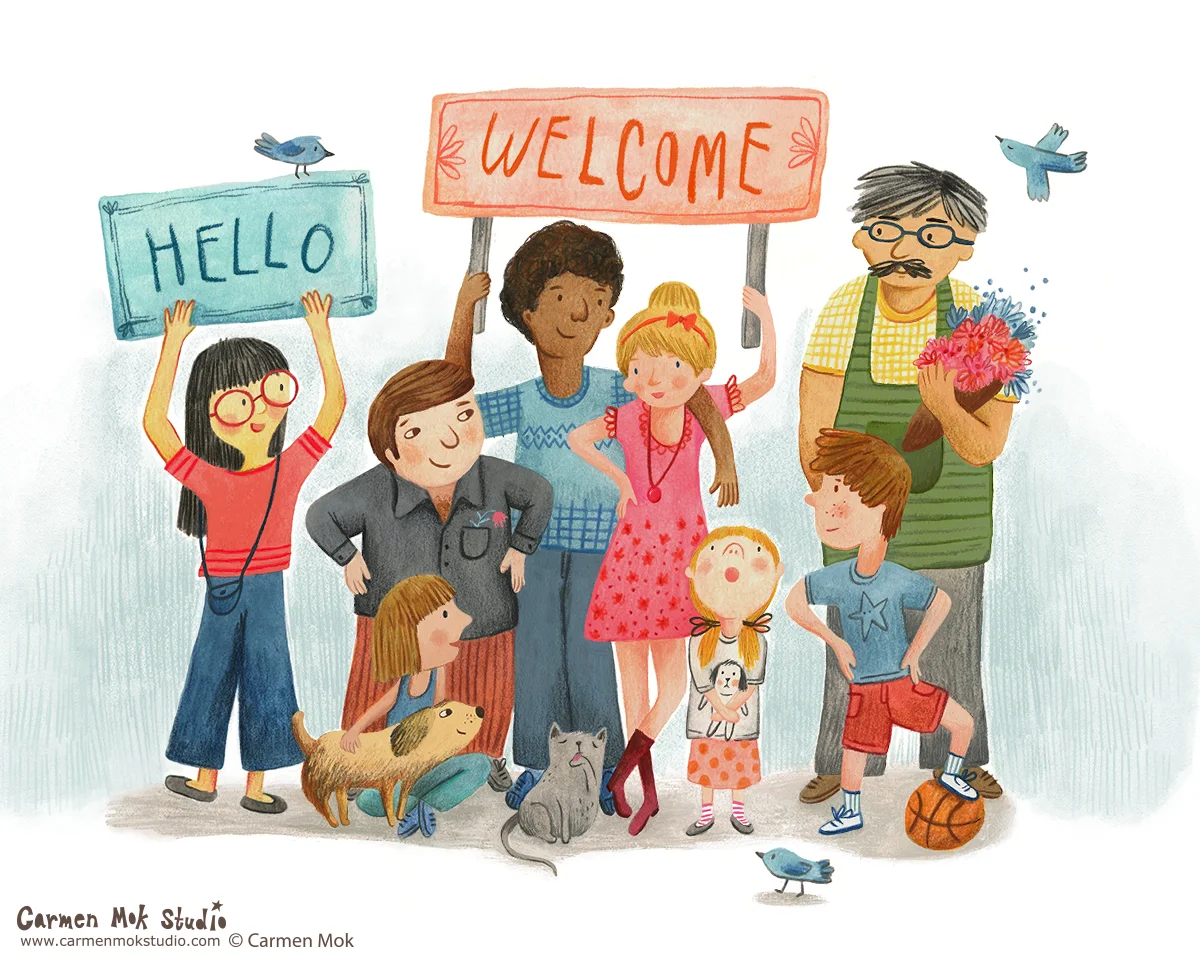 Check out more of my new children's illustrations here ~