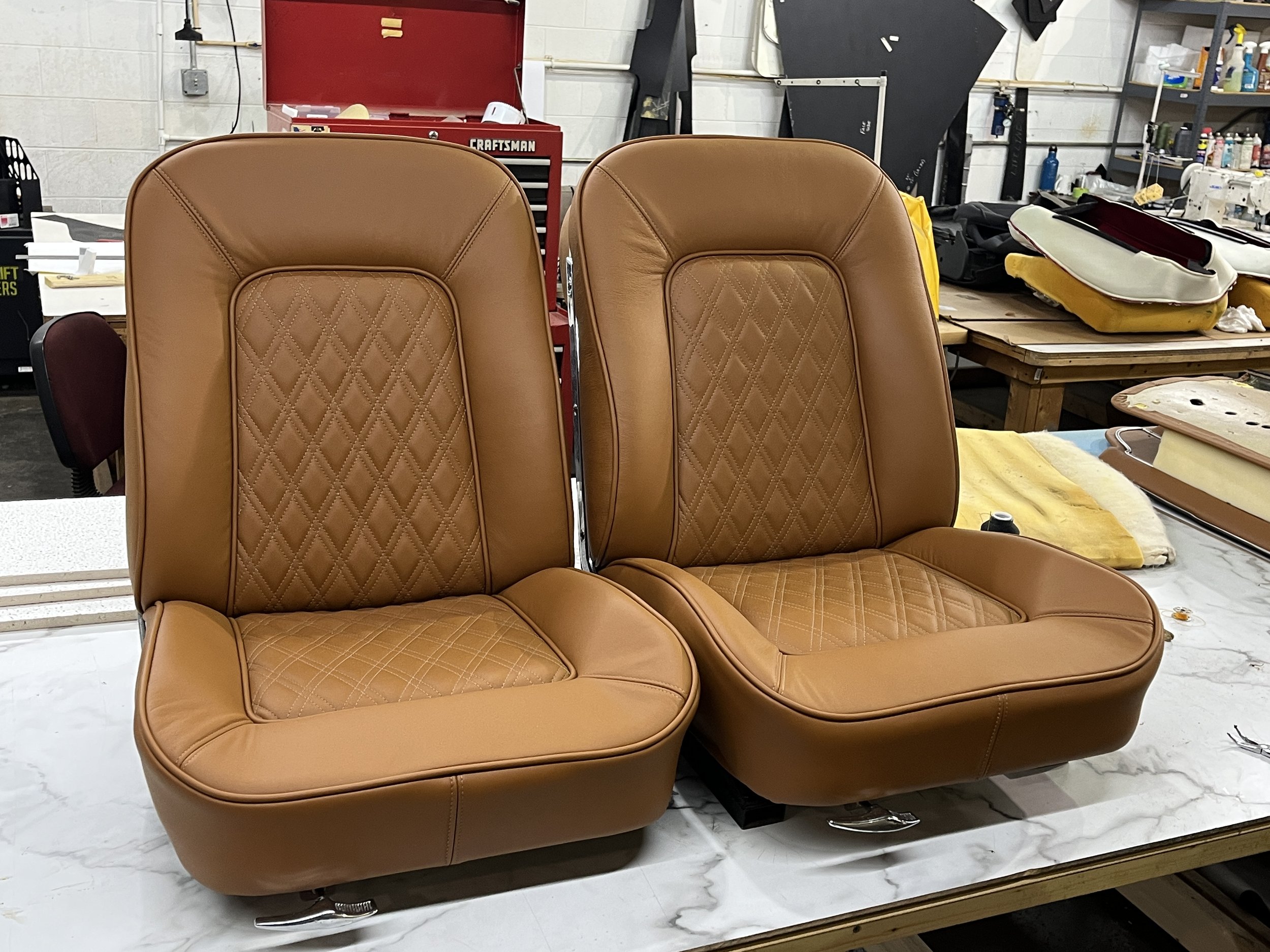 Custom Leather Interiors + Seat Upholstery for Cars + Trucks