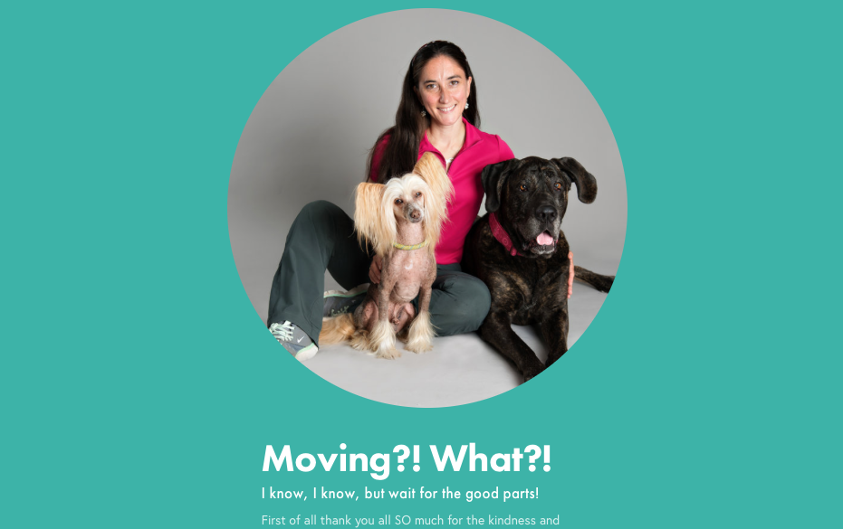 Moving?! What?!