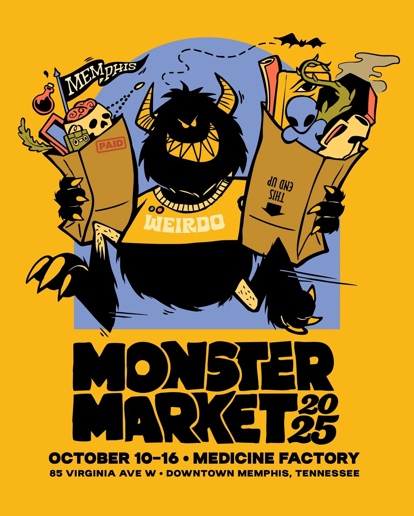 So very excited to be bringing Monster Market back for its NINTH year this October!!! I love how this project shapeshifts each season and reinventing Manny Monster’s look is always the bat signal for big changes ahead. 🦇 
Fellow freaks, if yo