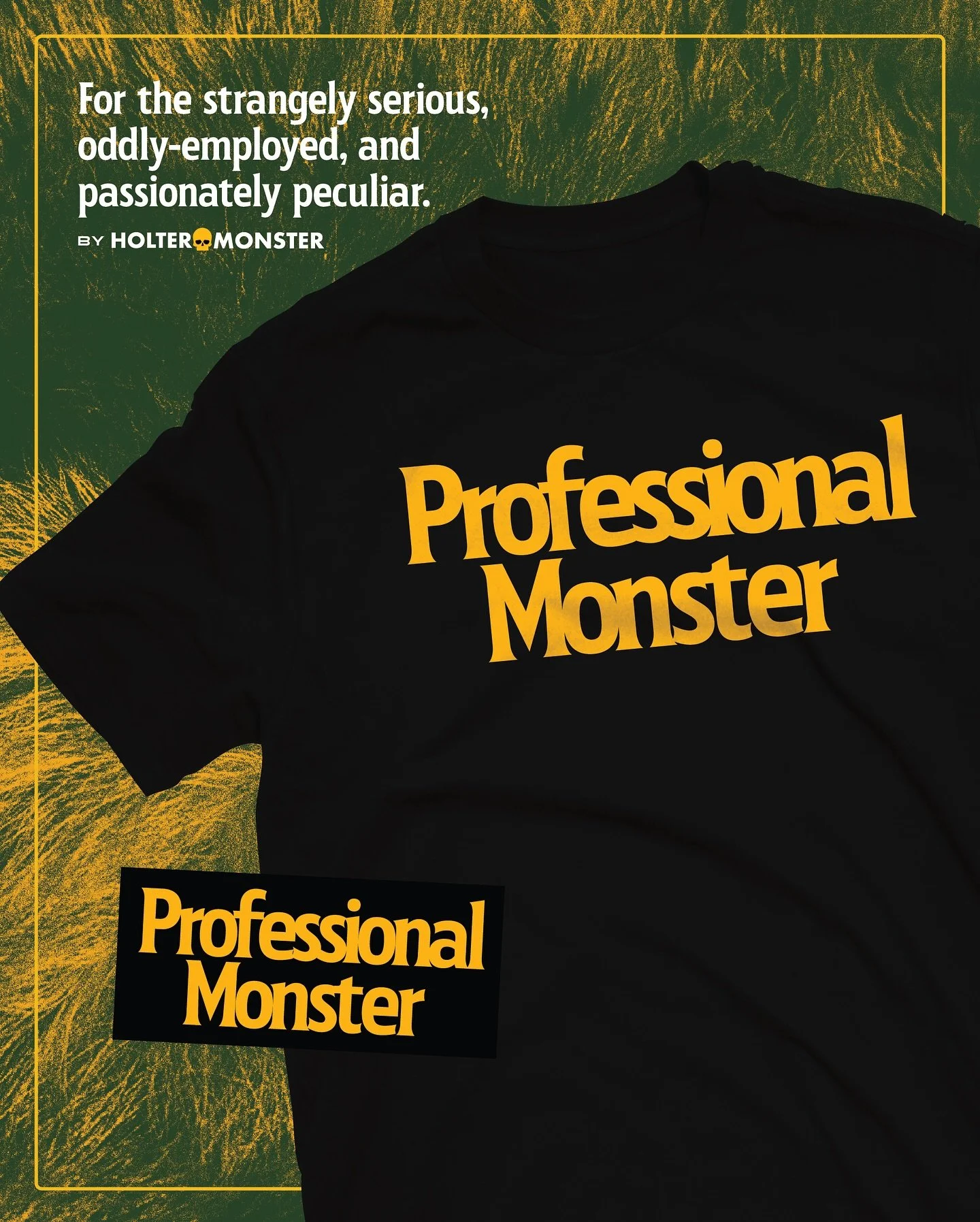 To me, being a Professional Monster has meant following my passions, embracing my weirdness, and putting in the work to create spaces that celebrate creativity⚡️ 
I coined this phrase in the early days of Monster Market, partially as a way of defini