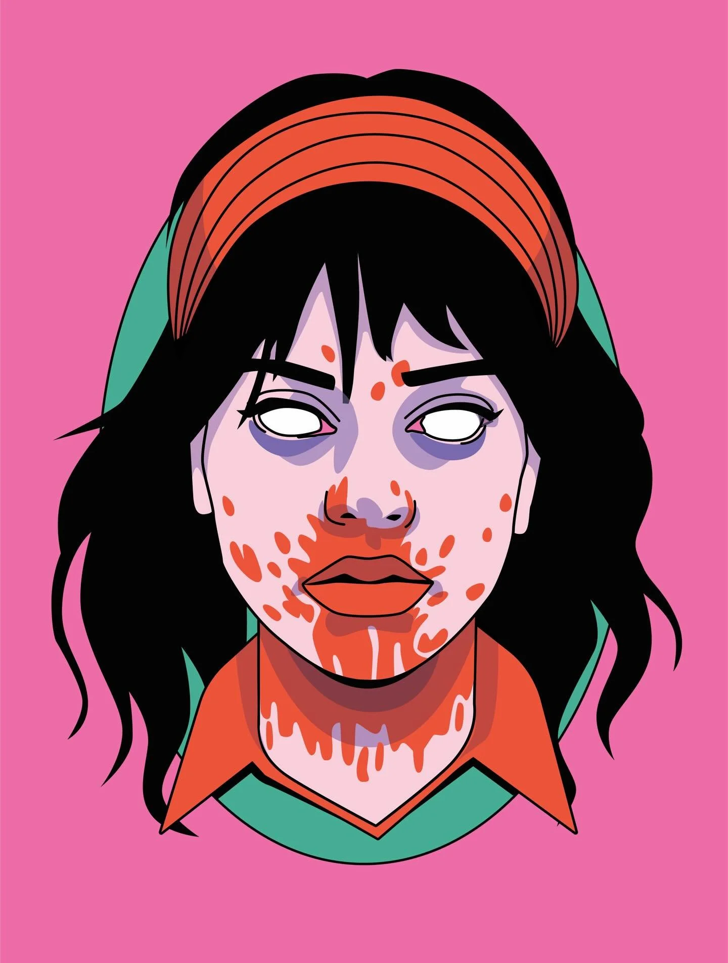 IRIS 🦾 👁️💗 by Holtermonster

the convergence of Oscars season and Galentines inspired me to illustrate a few of my favorite freaky lady characters of 2025! I&rsquo;m printing these as 9x12&rdquo; prints and valentines cards💕

this one is Iris, th