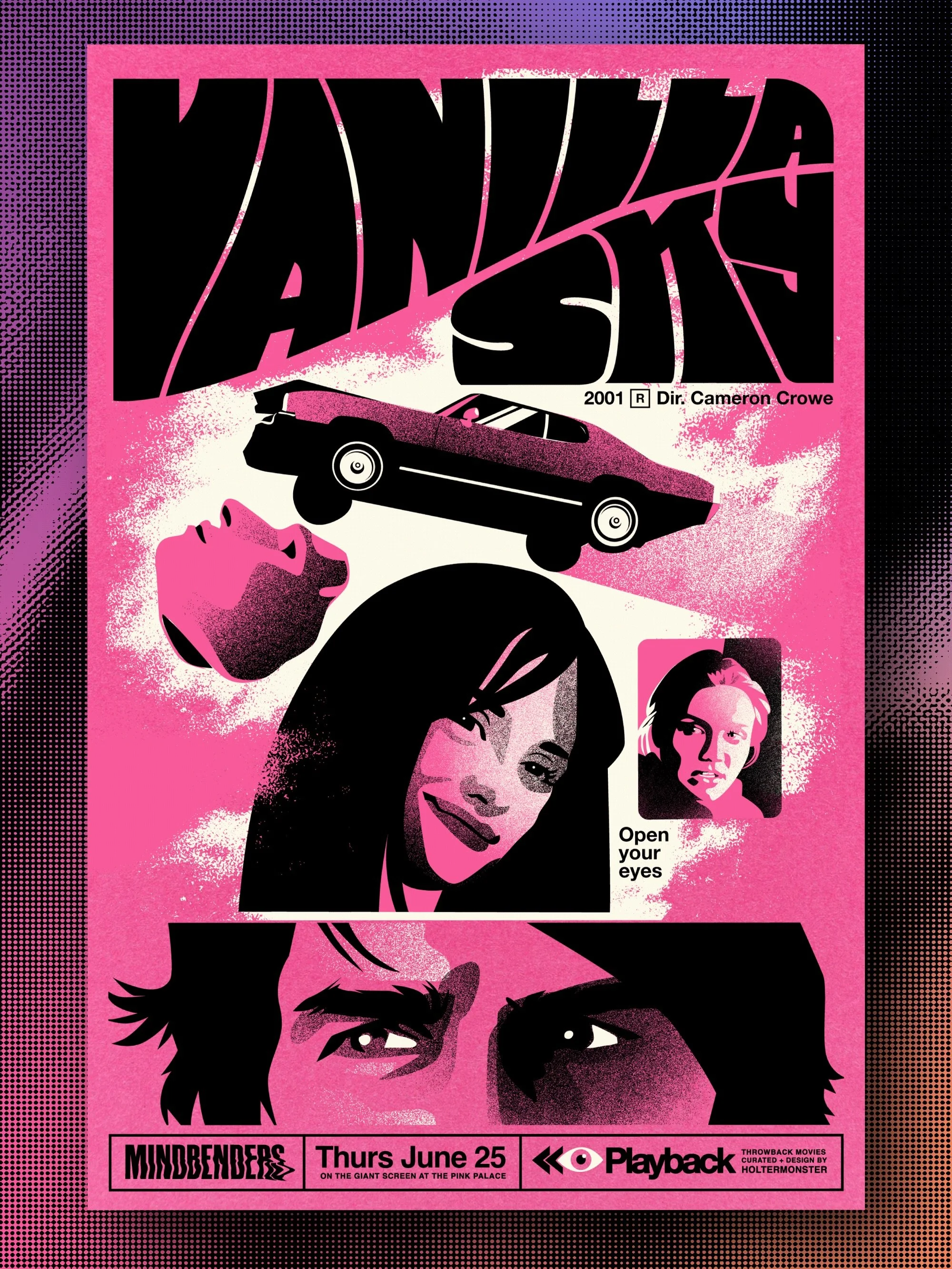 Sit back and surrender to the madness with our Giant Screen summer series: MINDBENDERS- four nights of strange stories distinctly detached from reality, projected on the Giant Screen.

First up: Vanilla Sky (2001 &bull; R), directed by Cameron Crowe-