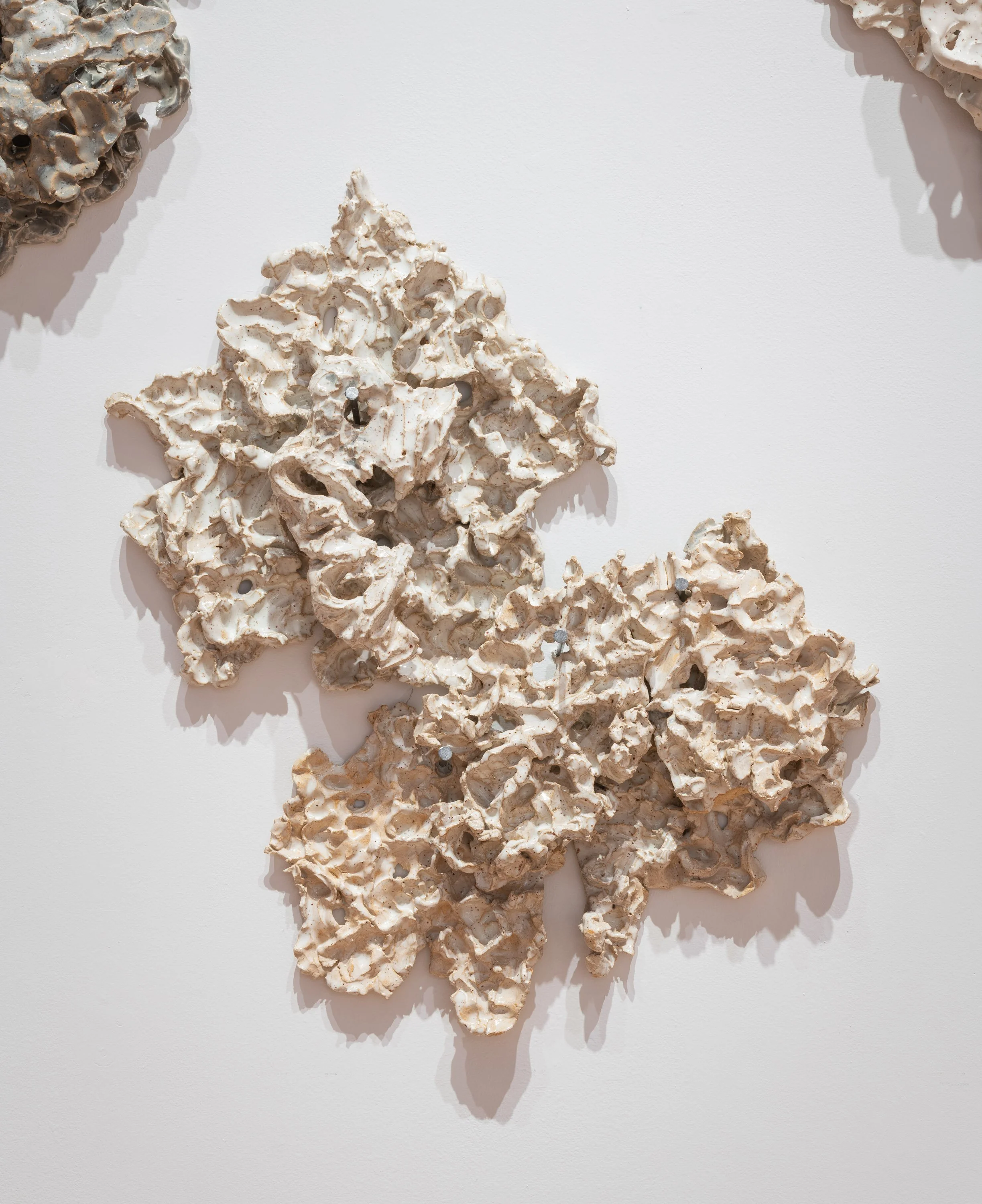 Detail of The Lichen Exists II, ceramic, by Florence Peake, 2022, commissioned by RAMM, Exeter for Earth Spells.jpg