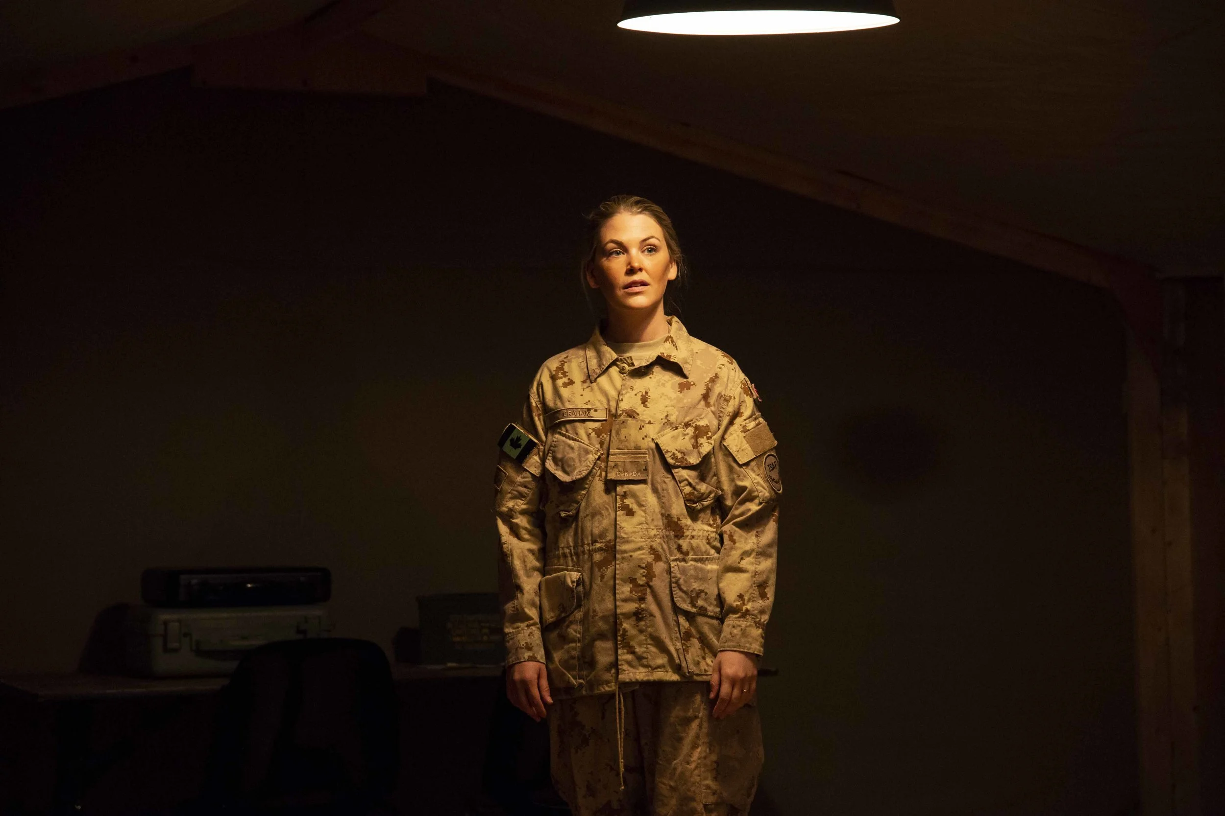 Genevieve Fleming as Burns. Photo: Matt Reznek