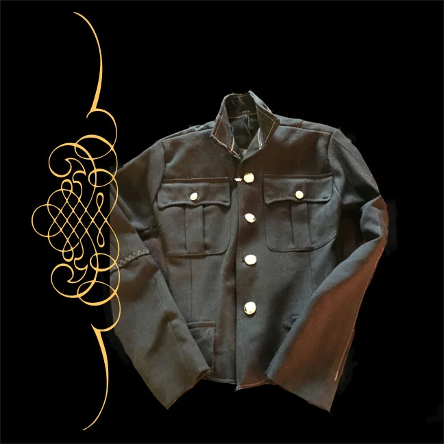 Joey black silver buttons jacket.jpg