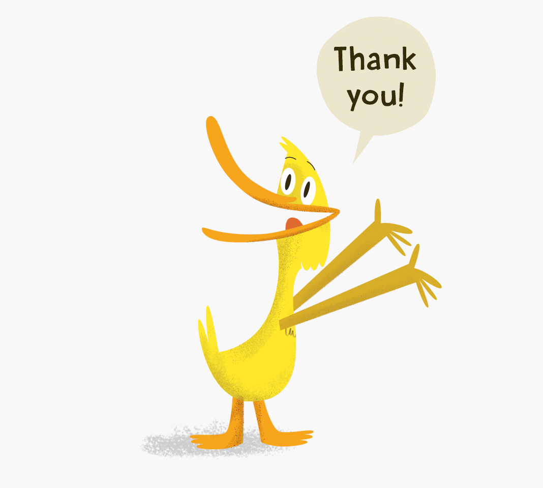 Thank You Page — Ilyas & Duck | Muslim Characters