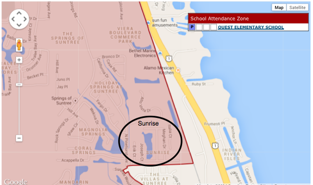 Quest Elementary Zoning Map