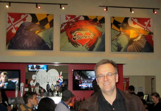 Joe Barsin at Mother's Peninsula Grill, Arnold, Maryland in fall of 2013. first unveiling of citizen pride.