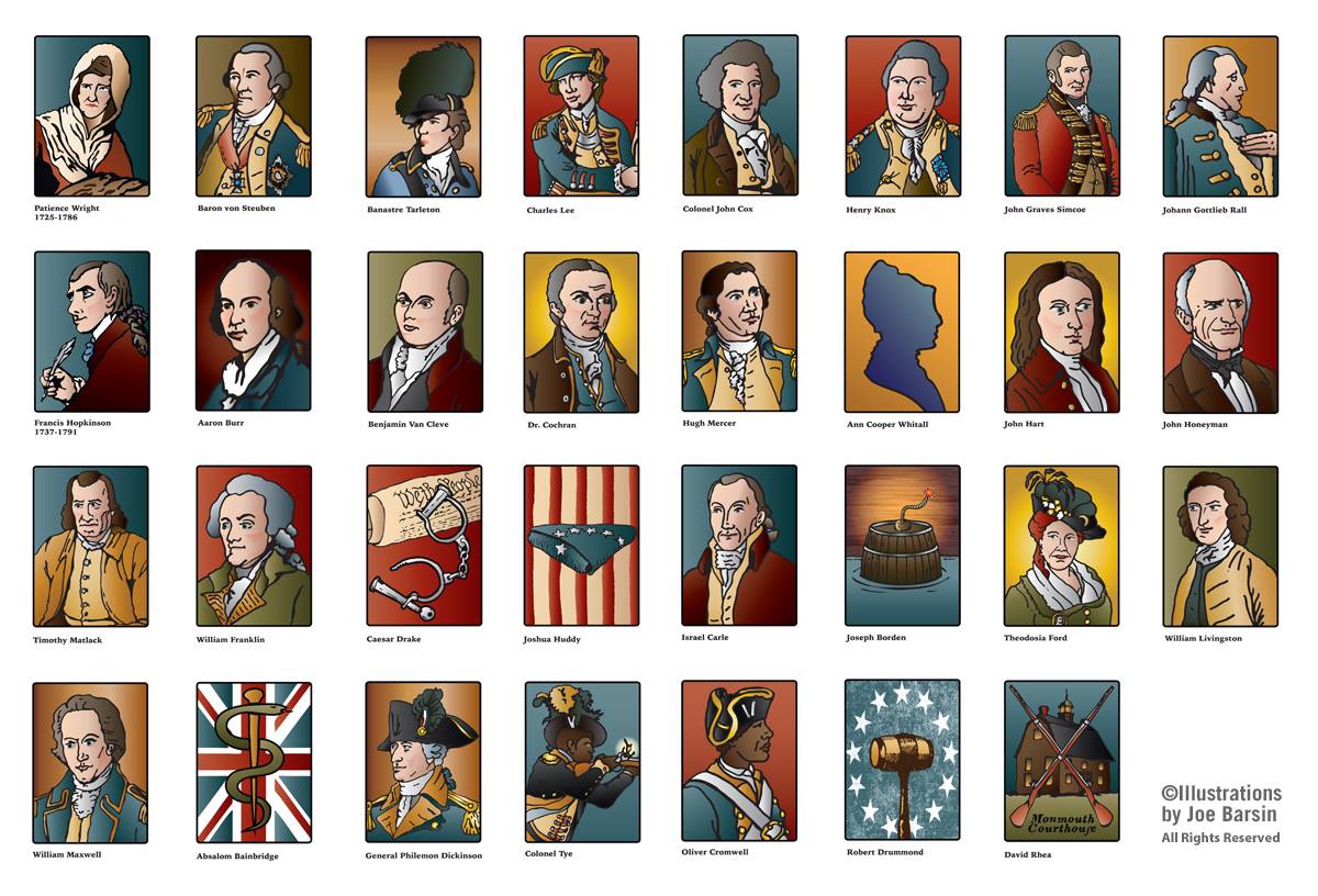 New Jersey's Revolutionary Neighbors. Illustrations by Joe Barsin