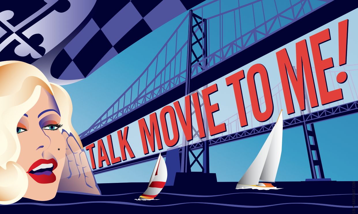 Joe barsin's illustration for the first year of the annapolis film festival. Another shout-out to alexander Rodchenko (look him up)