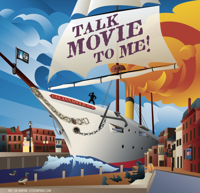The 2015 annapolis film festival illustration by joe barsin. shows joe's love of steampunk.