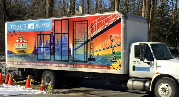 Large Zeskind’s truck illustration by Joe Barsin