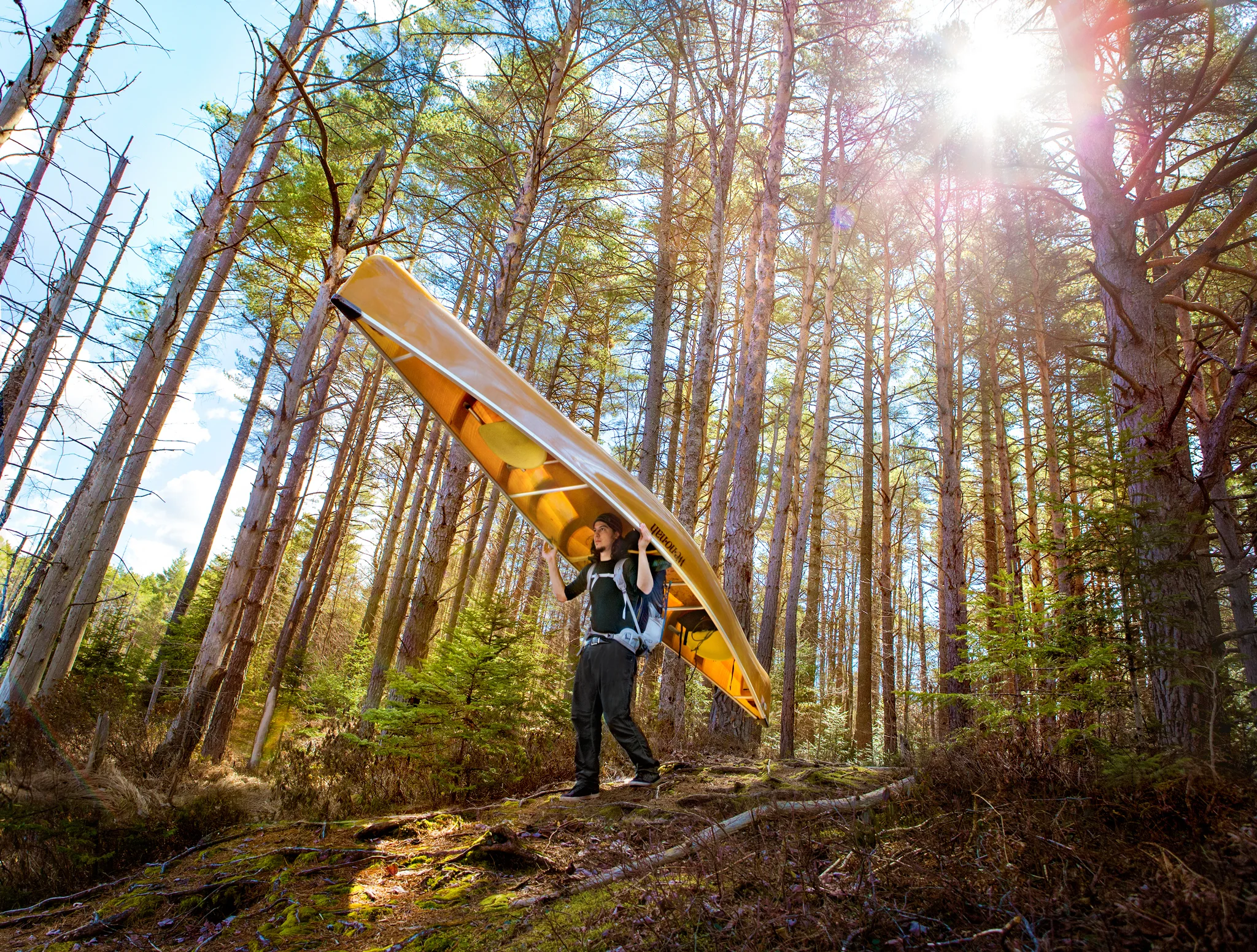 Portage from Long Pond to Nellie Pond