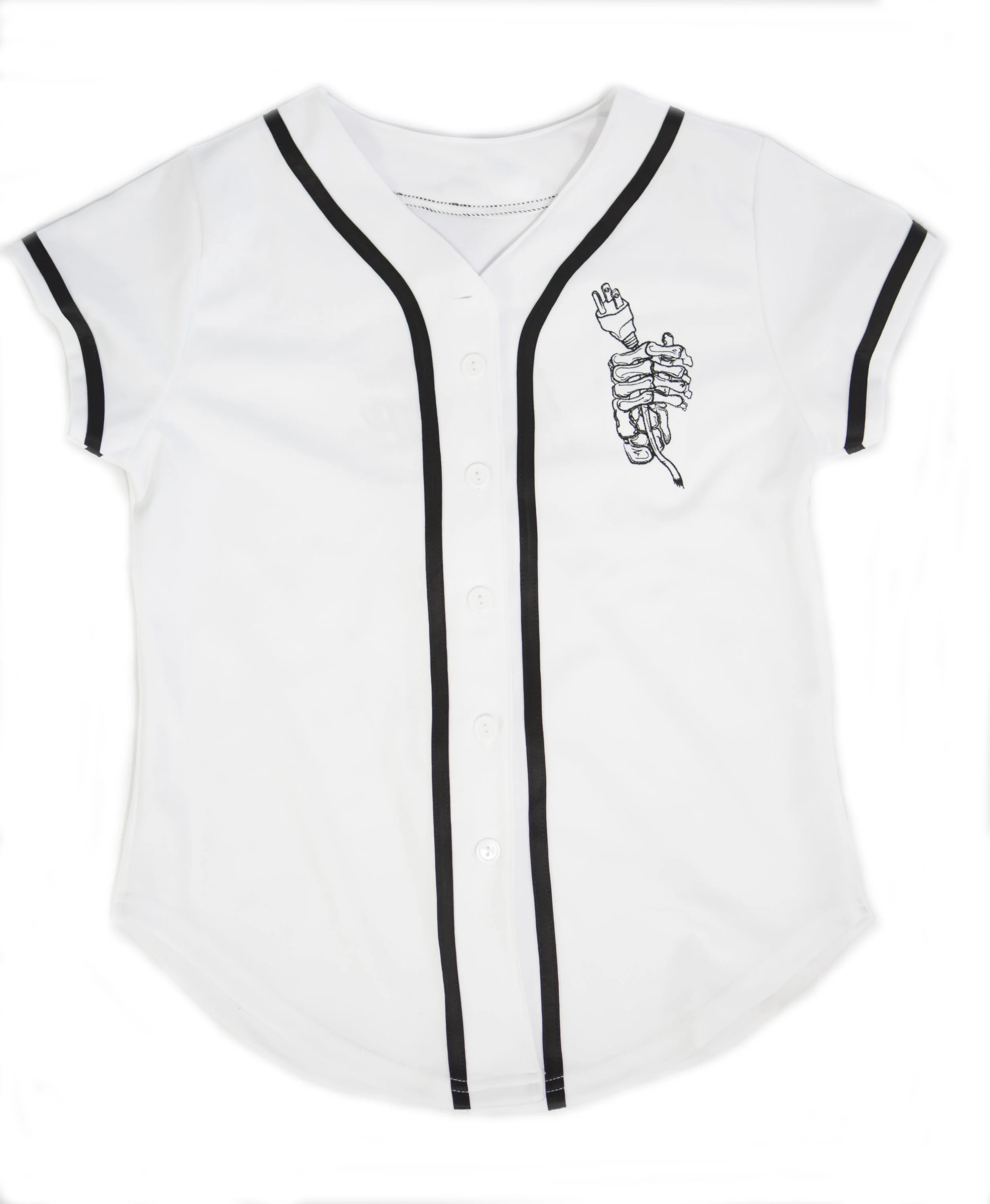 white softball jersey