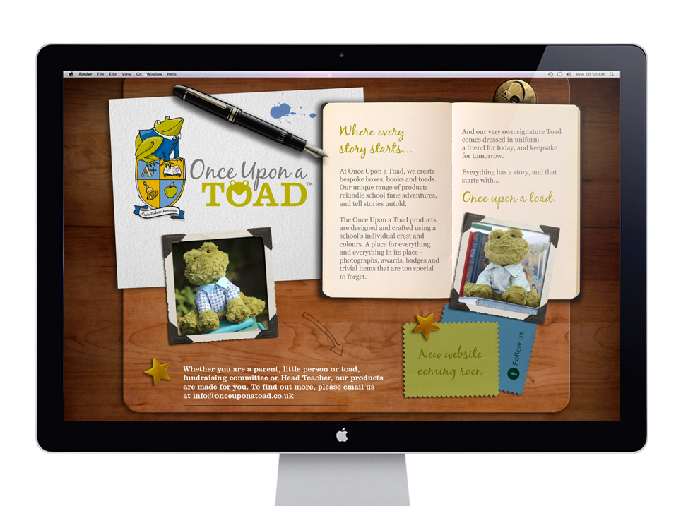 Once Upon A Toad Brand Identity