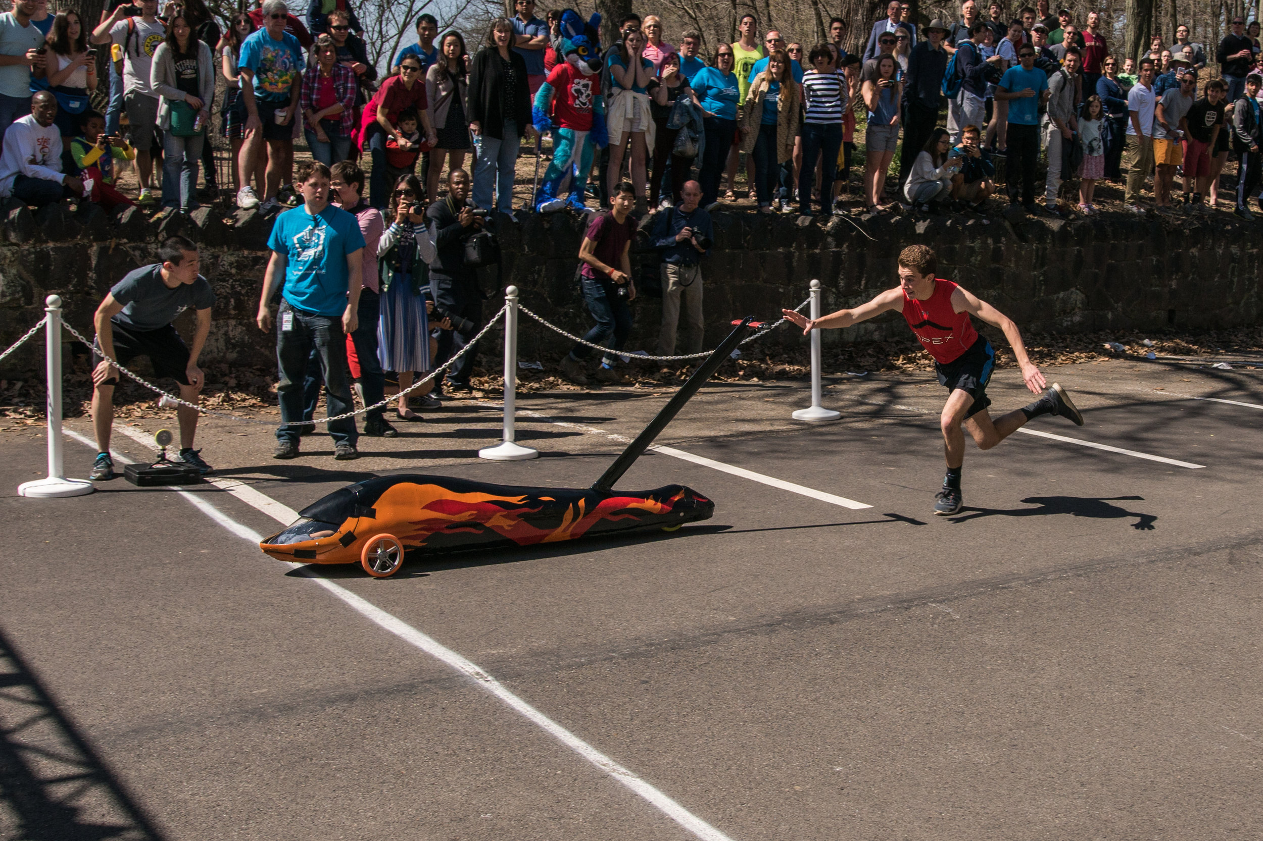 Finish Line at CMU Sweepstakes Races