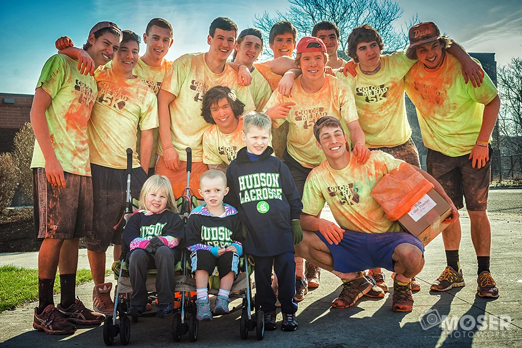 Group shot of the team who helped raise money for Mary Anne.