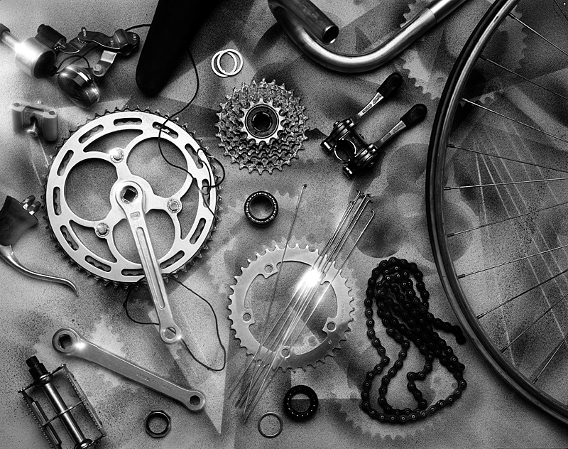 Bicycle Parts  B&W.jpg