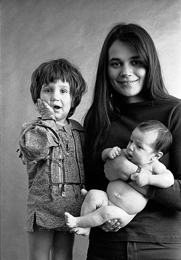 Rusty Gilliam with kids, (Pilafian) 1969