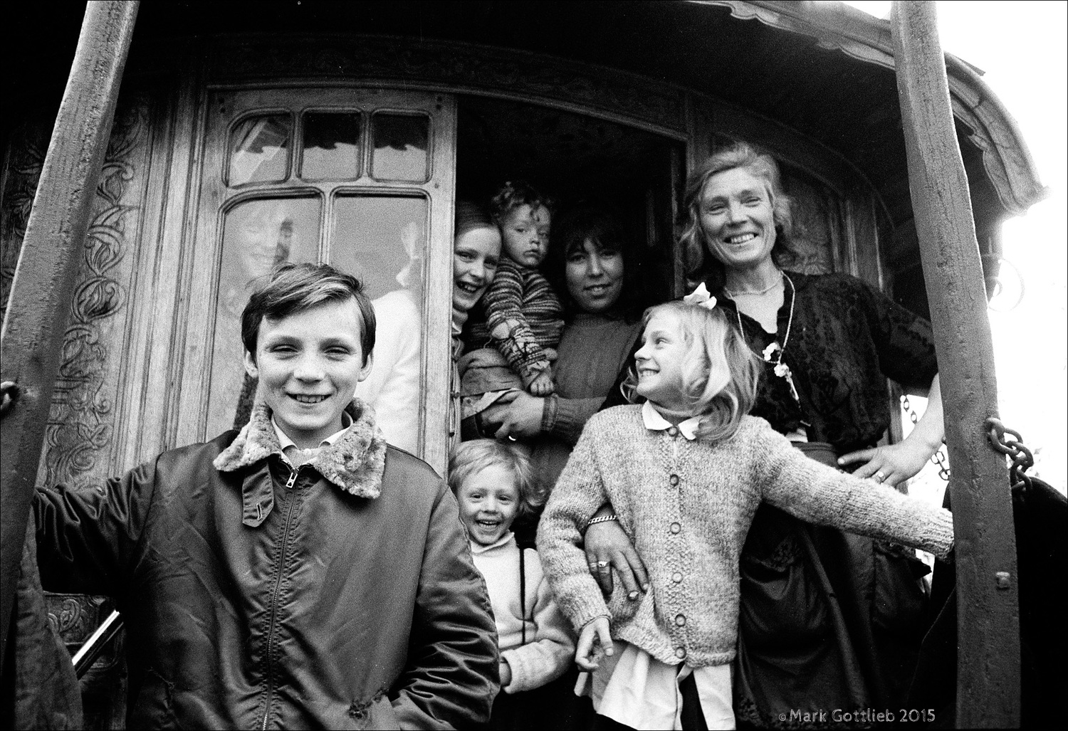 Gypsy Family, Grenoble, France 1971
