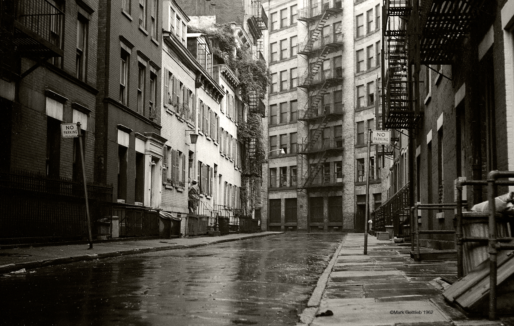NYC, Lower East Side, Near Brooklyn Bridge 1962