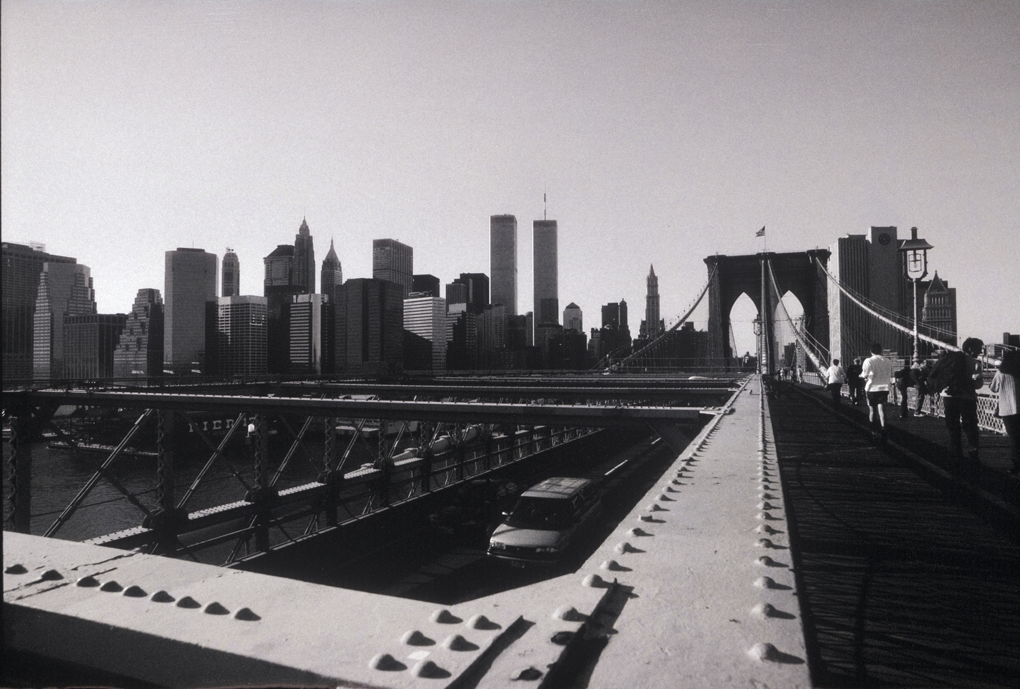 Brooklyn Bridge and World Trade Center