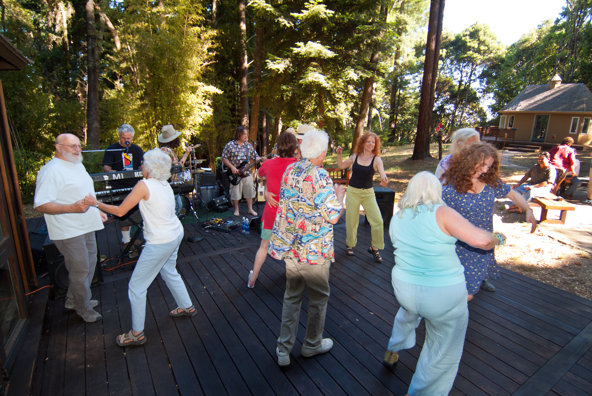 Dancing to music by Jeff Leeds