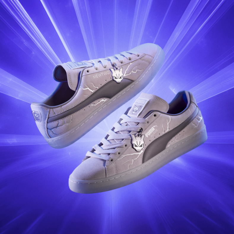 PUMA x Pokemon MewTwo Suede Hero Image