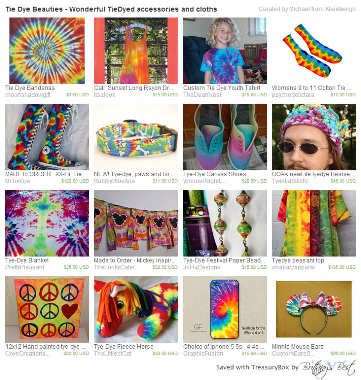 Tie Dye Beauties - Wonderful TieDyed accessories and cloths