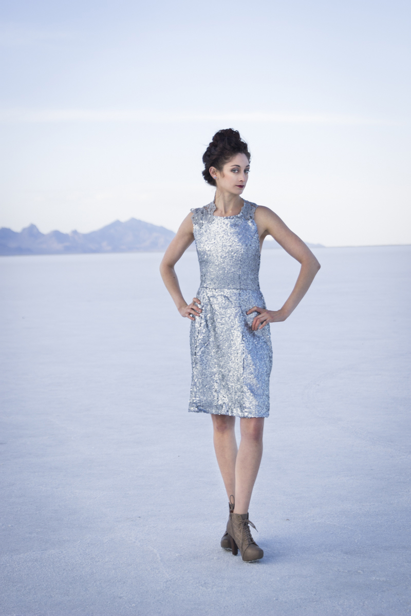Talent: Krissany Knoles, Hair: Callie Swanson, Makeup: Mariam, Silver sequin dress @hauntedheadfashion