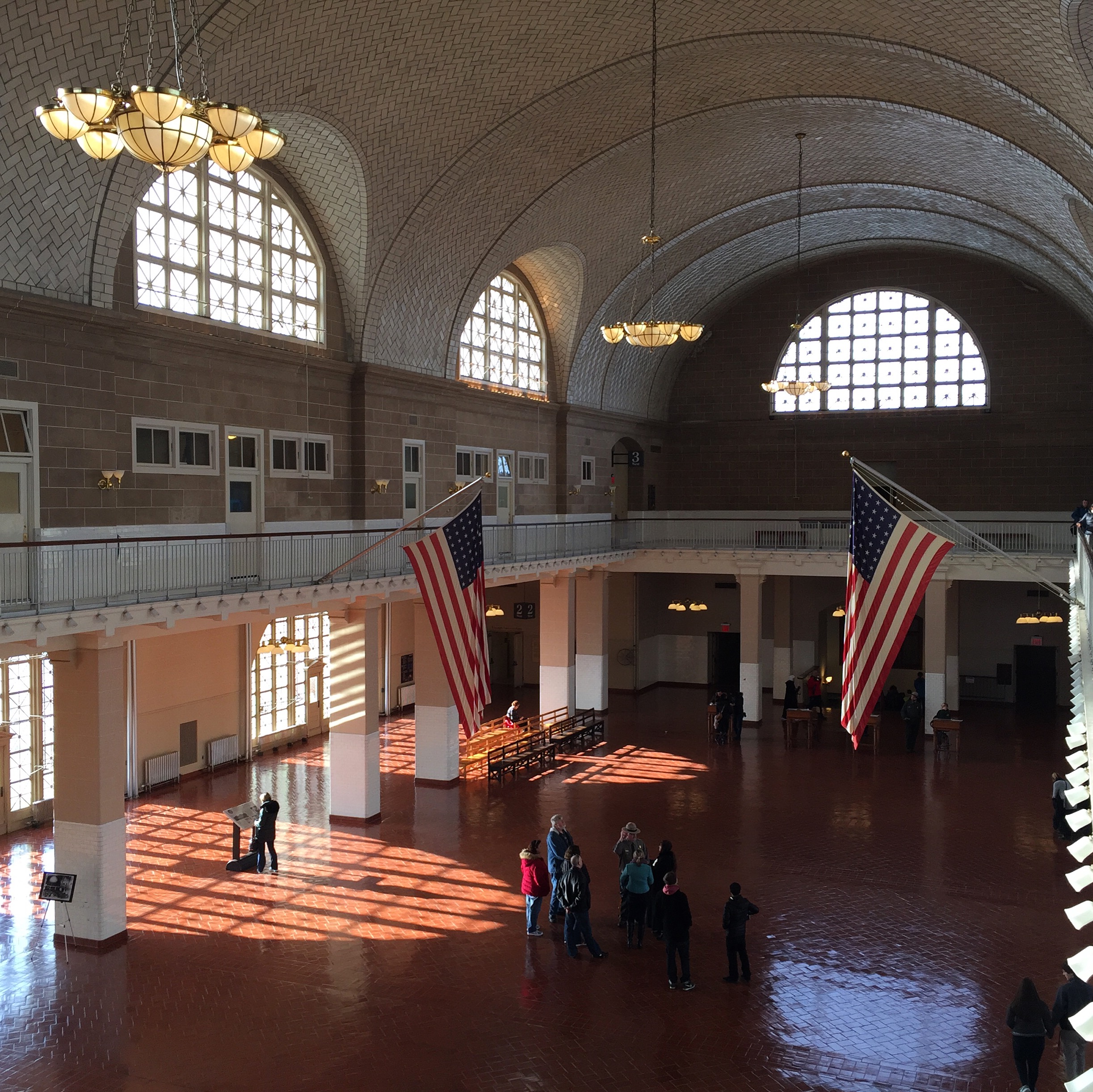 Main Hall at Ellis Island