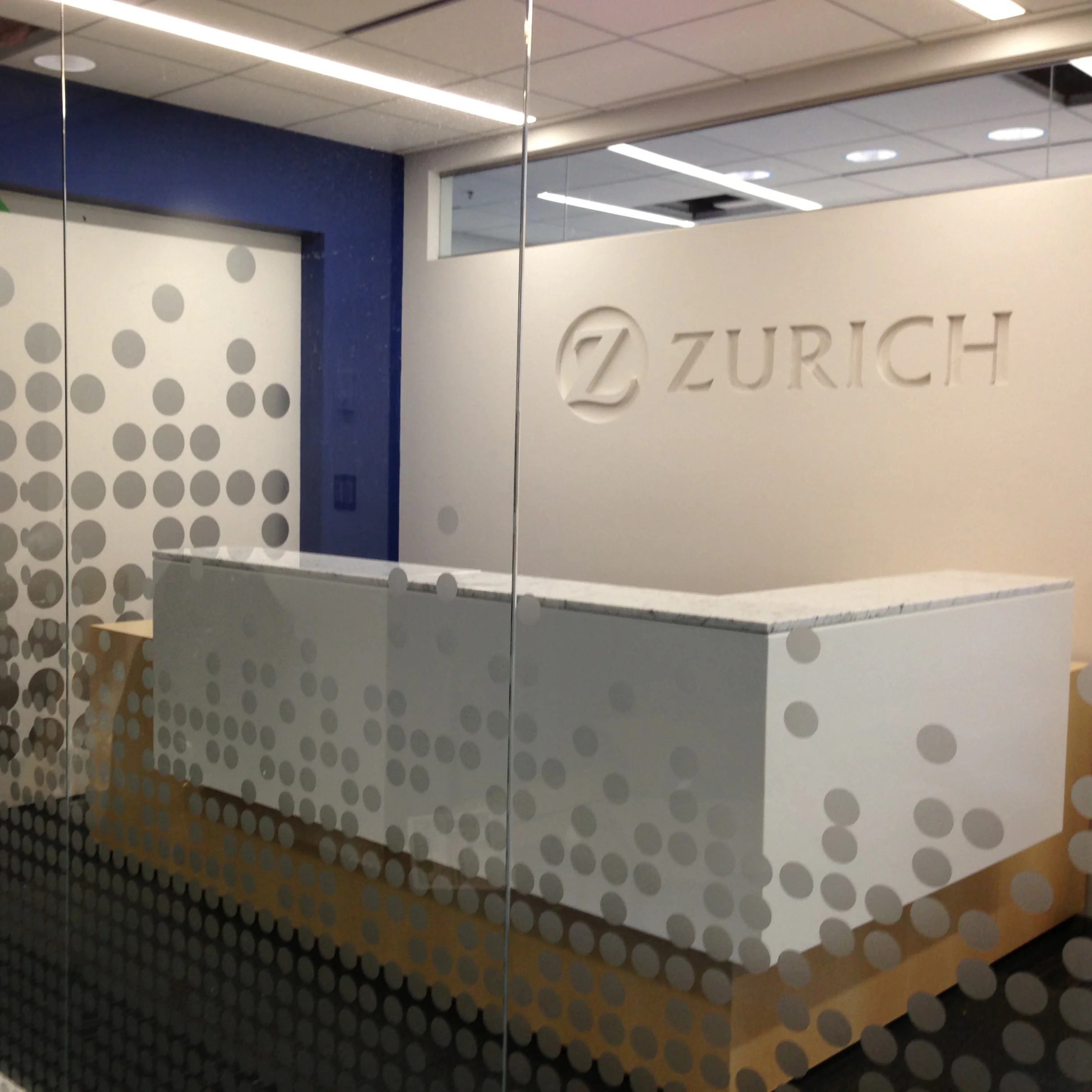 SF Graphix + Project: Zurich Vancouver Corporate / Cut Vinyl Graphic