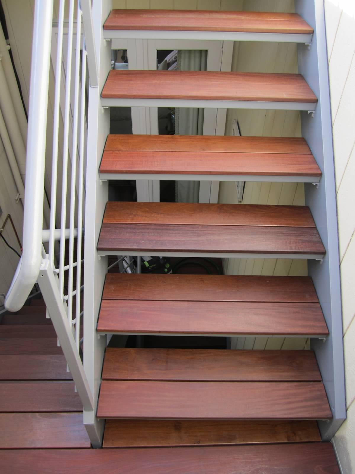 Ipe stairs and decking, San Francisco