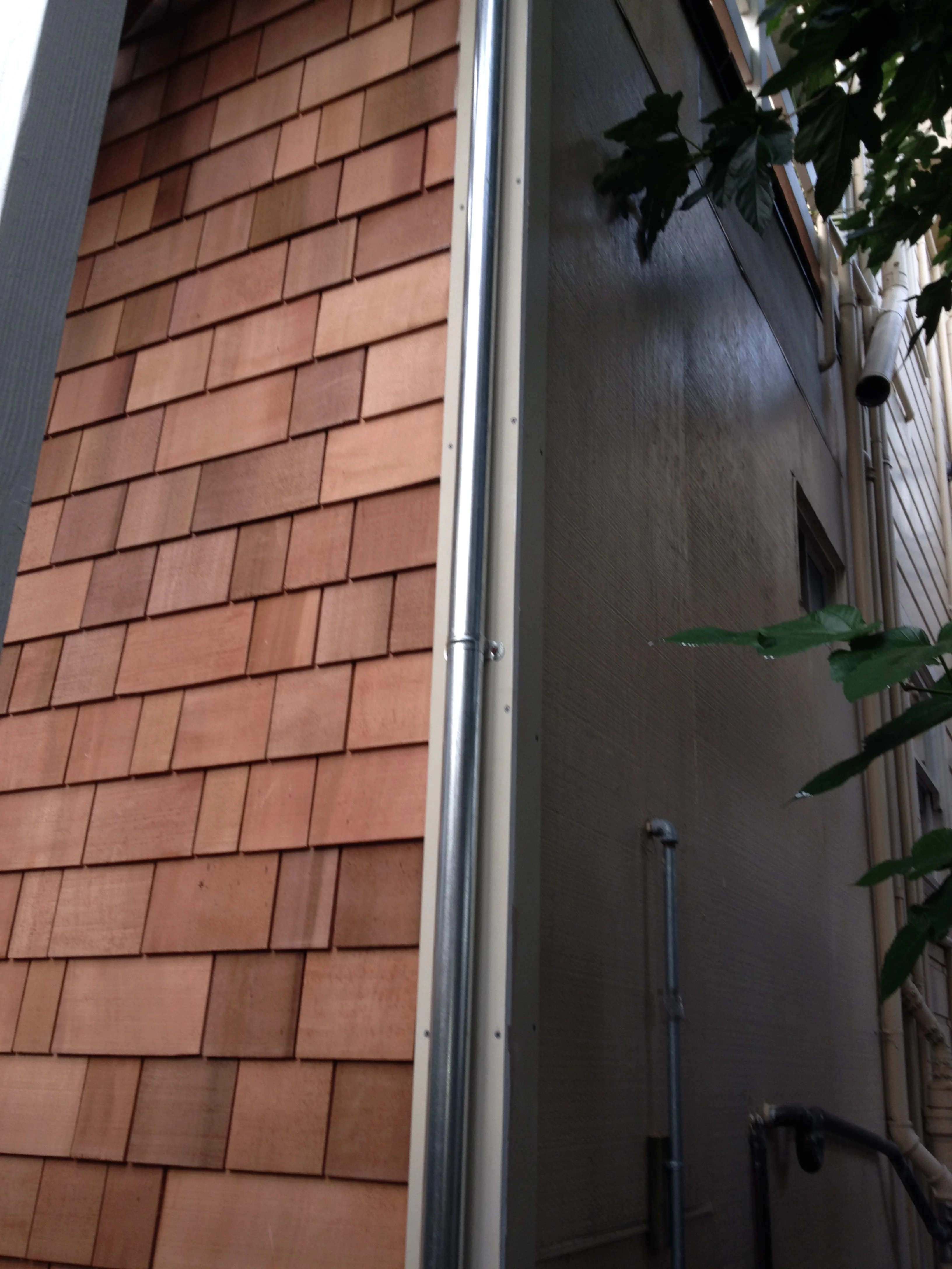 AFTER: Shingle siding detail, San Francisco
