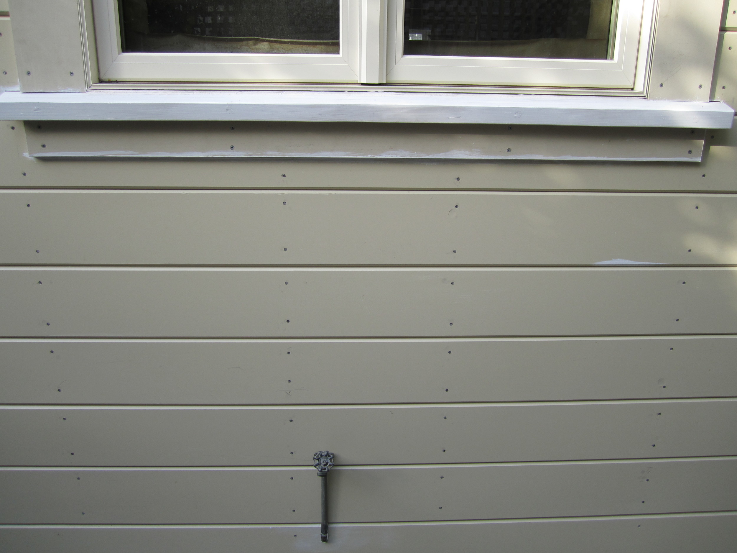 Nailing detail, siding, San Francisco