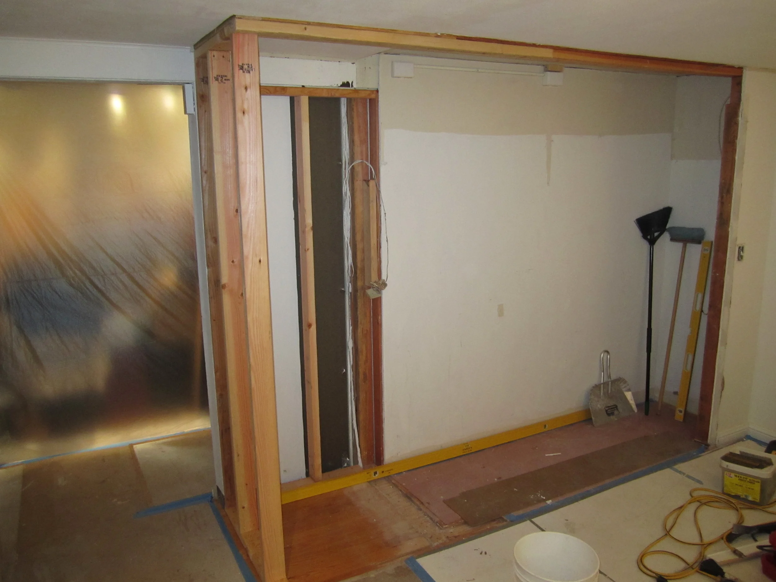 Phase 1 closet installation, San Francisco