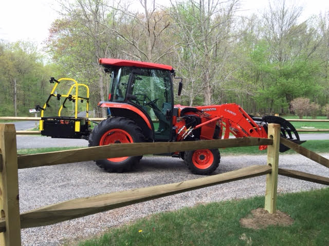 Bigtoolrack on a Kubota 3560
