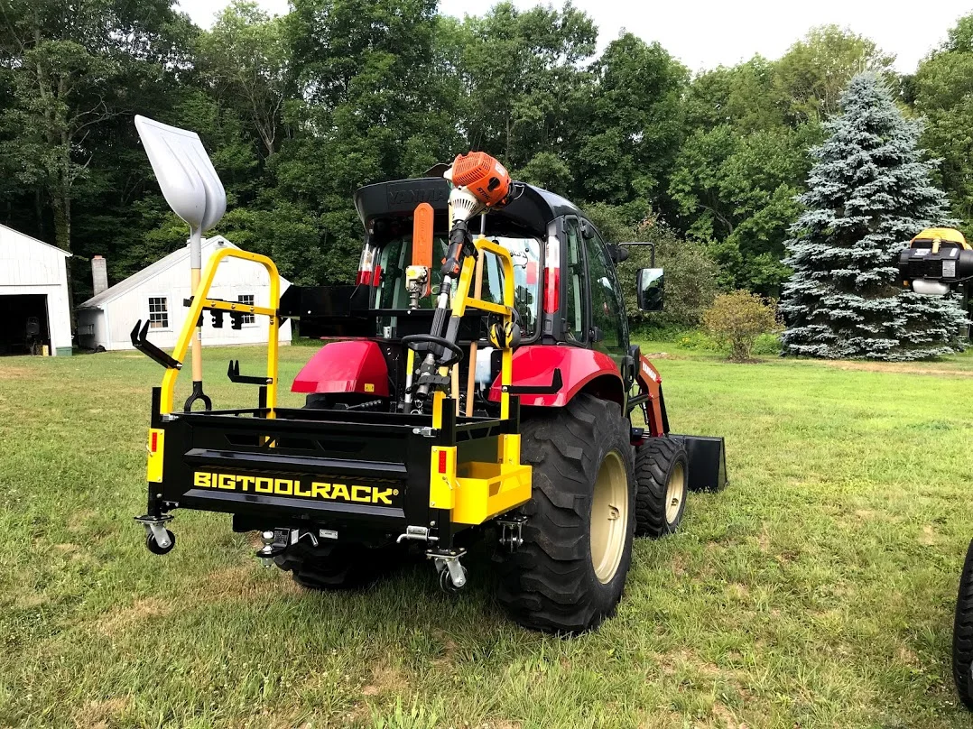 Bigtoolrack Ultimate Rack on a Yanmar YT359