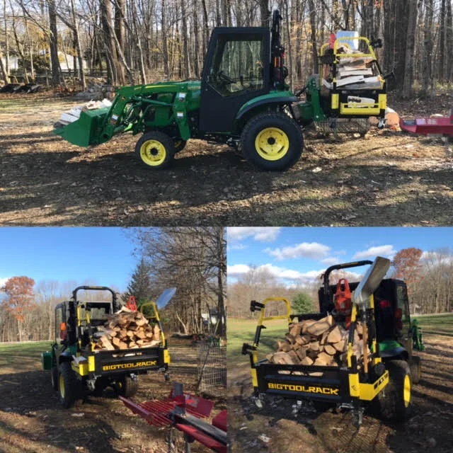 Bigtoolrack on a John Deere 2038R