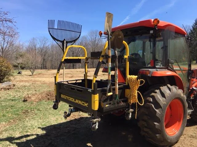 Bigtoolrack tractor attachment