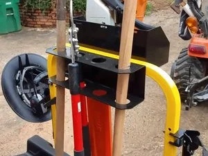 Four Hole Tool Holder For your shovels, rakes, bolt cutters and brooms