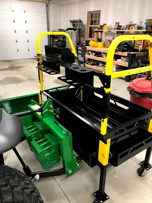 3 Point Hitch Tractor Carry All is Made, tractor carry all design and plans