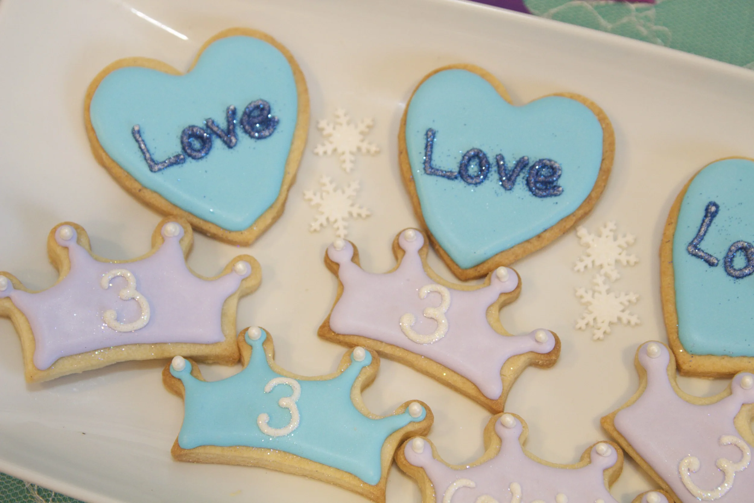 Princess crowns and Love to thaw a frozen heart!
