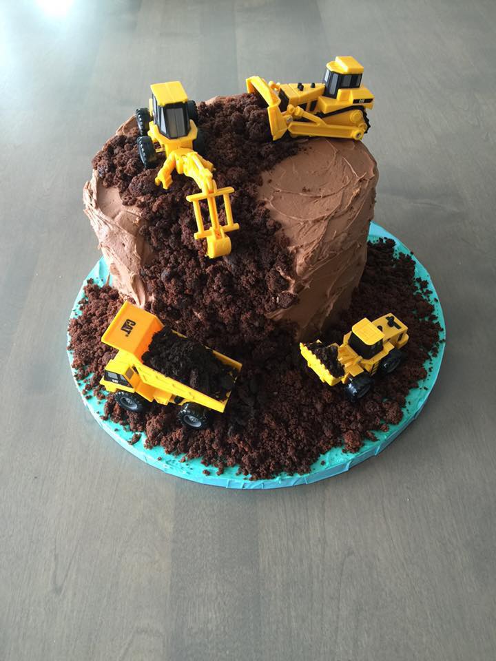 Birthday Construction Cake