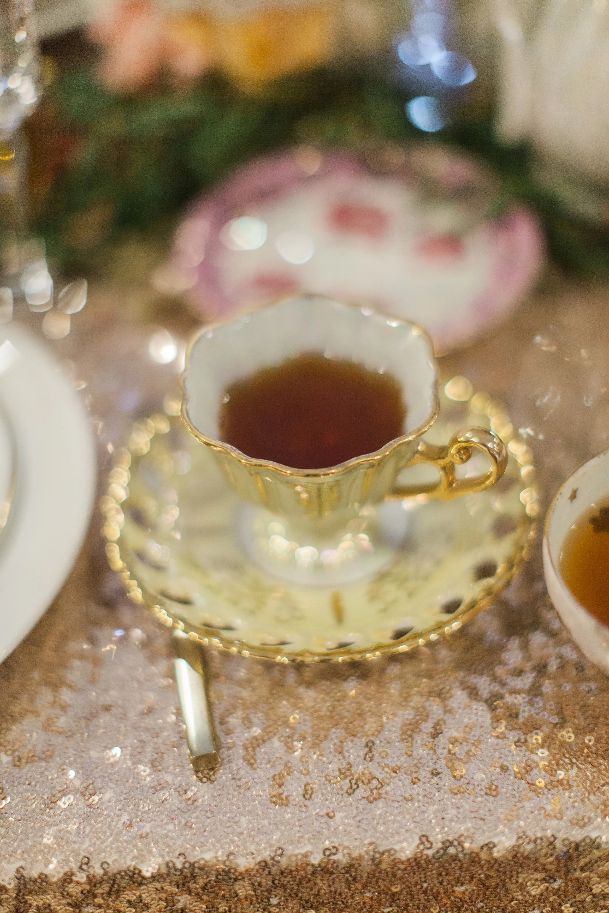 Tea cups and saucers from my gramma